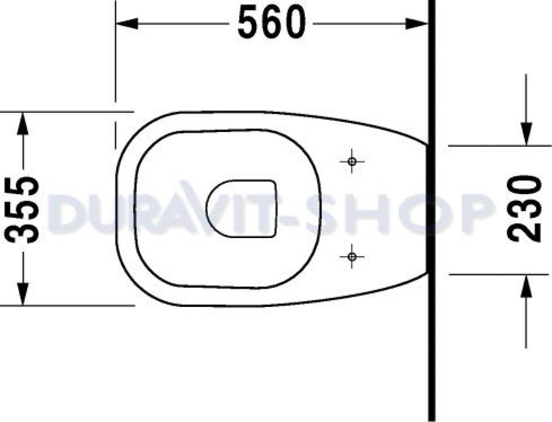 Унитаз приставной Duravit D-Code 21150900002 - duravit shop