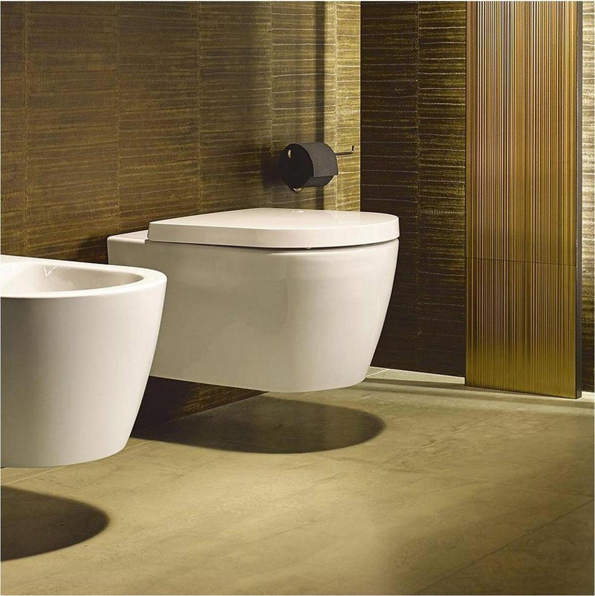 Унитаз подвесной Duravit ME by Starck Rimless 45290900A1 безободковый с сиденьем микролифт - duravit shop