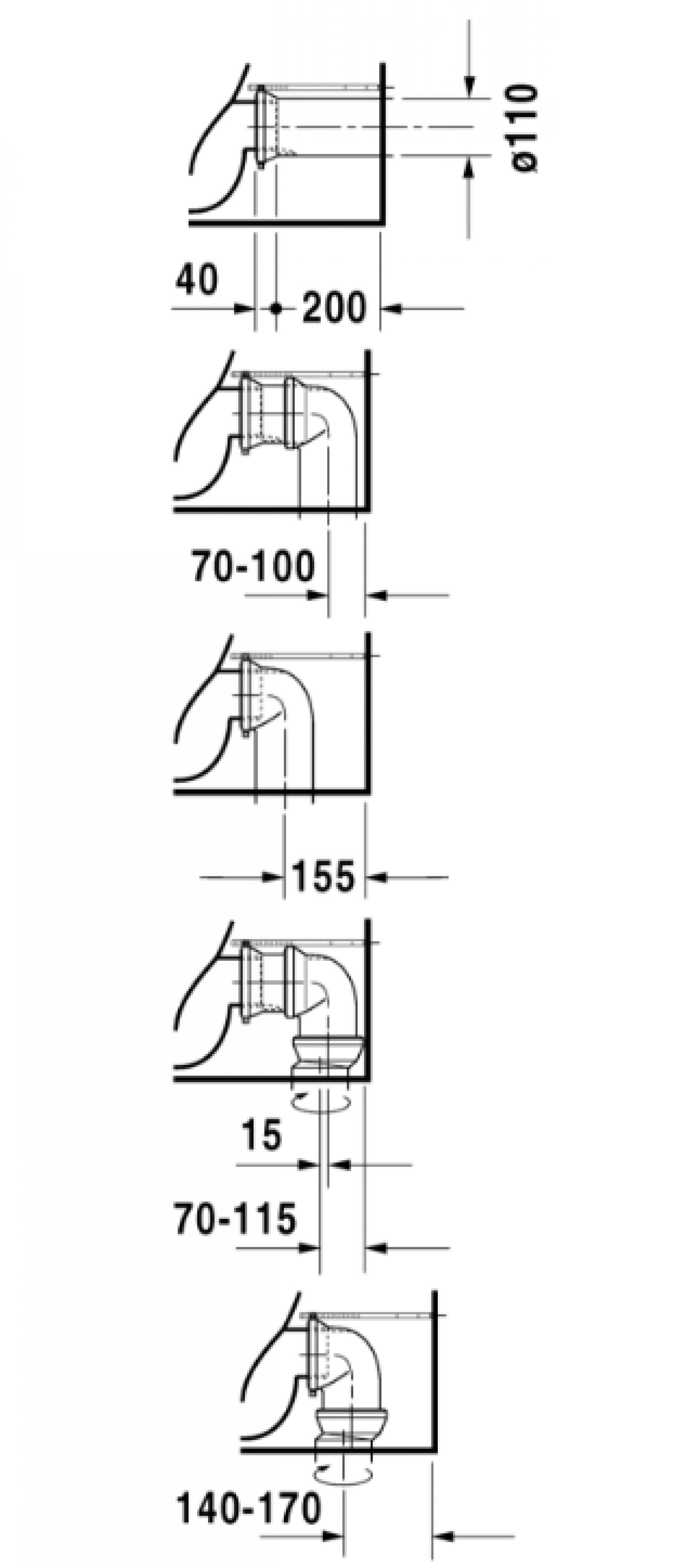 Унитаз напольный Duravit Durastyle 2155090000 с бачком 0935100005 - duravit shop