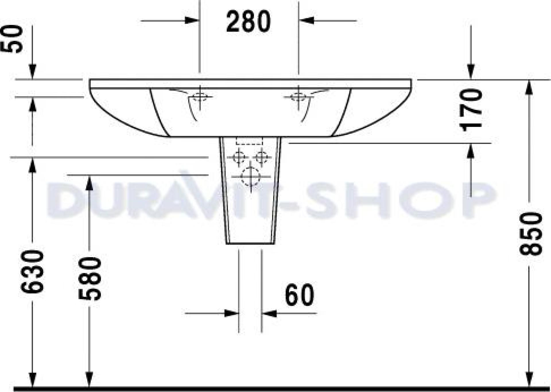 Раковина 90x55 Duravit Starck-1 0405900000 - duravit shop