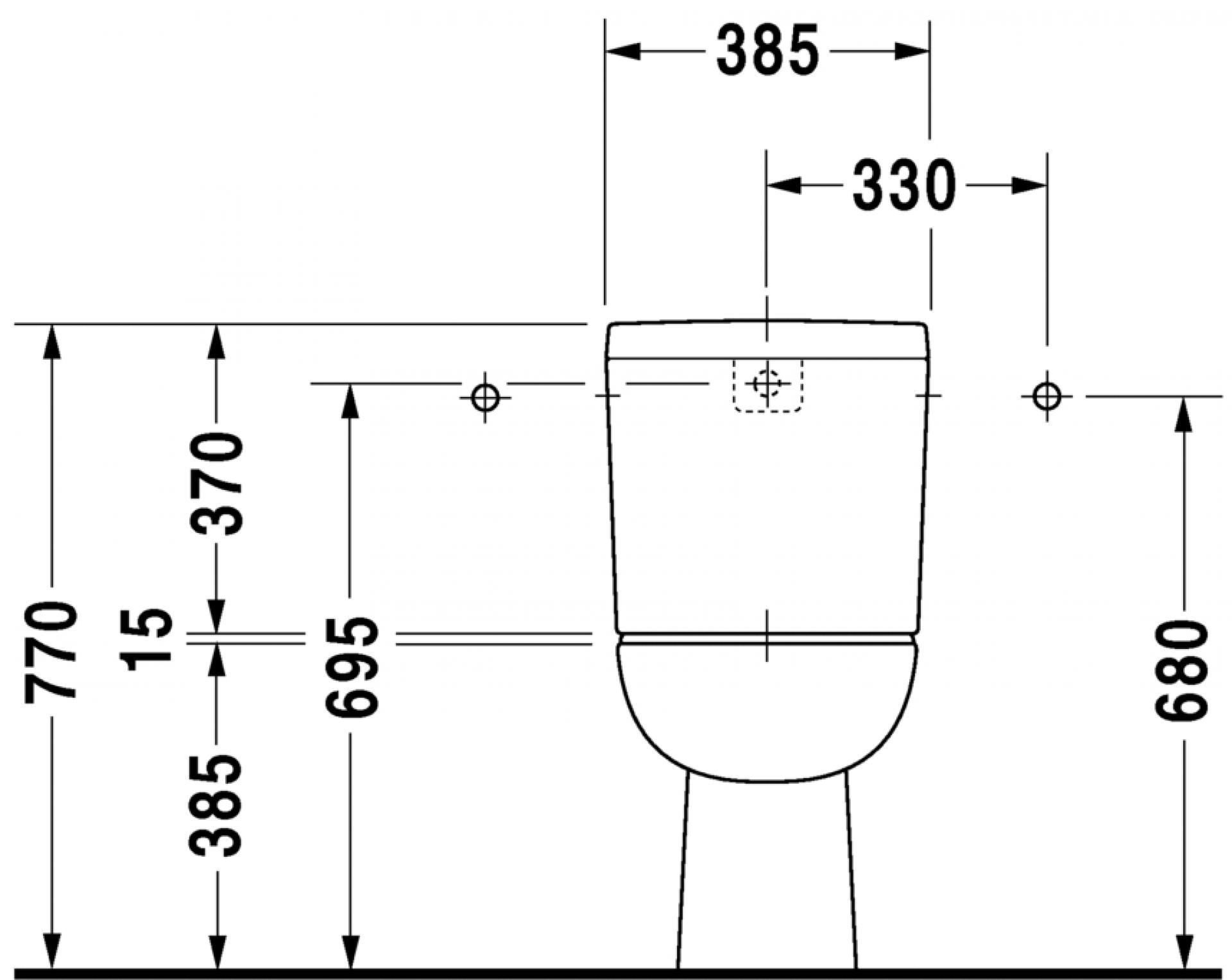Бачок для унитаза Duravit  D-Code 0927100004 - duravit shop