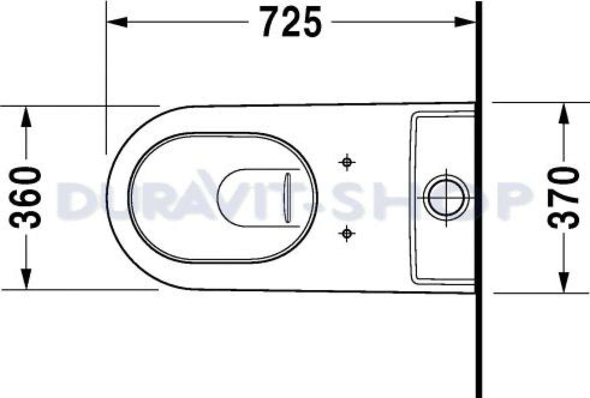 Напольный унитаз Duravit Starck-2 2129090000 с бачком 0933000005 - duravit shop