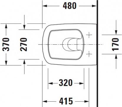 Унитаз подвесной Duravit DuraStyle 2539090000 - duravit shop
