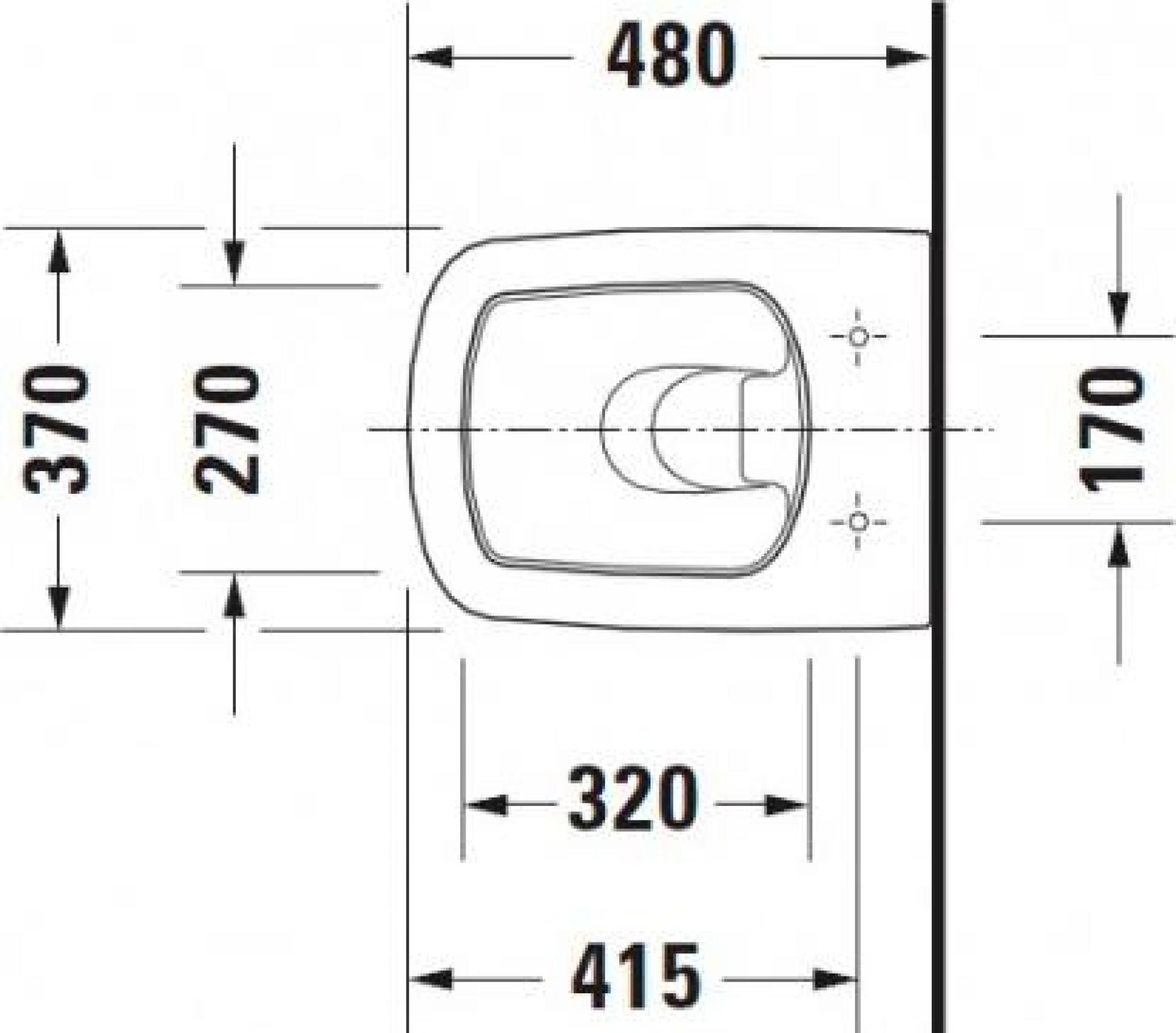Унитаз подвесной Duravit DuraStyle 2539090000 - duravit shop
