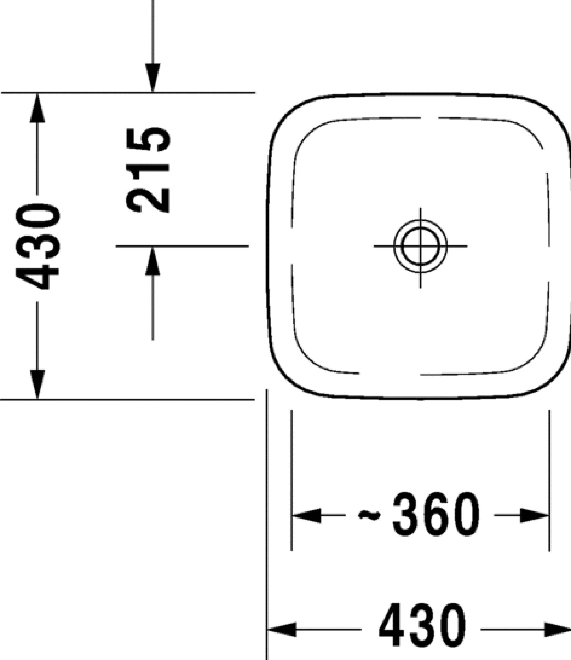 Раковина 43 см Duravit DuraStyle 0372430000 - duravit shop