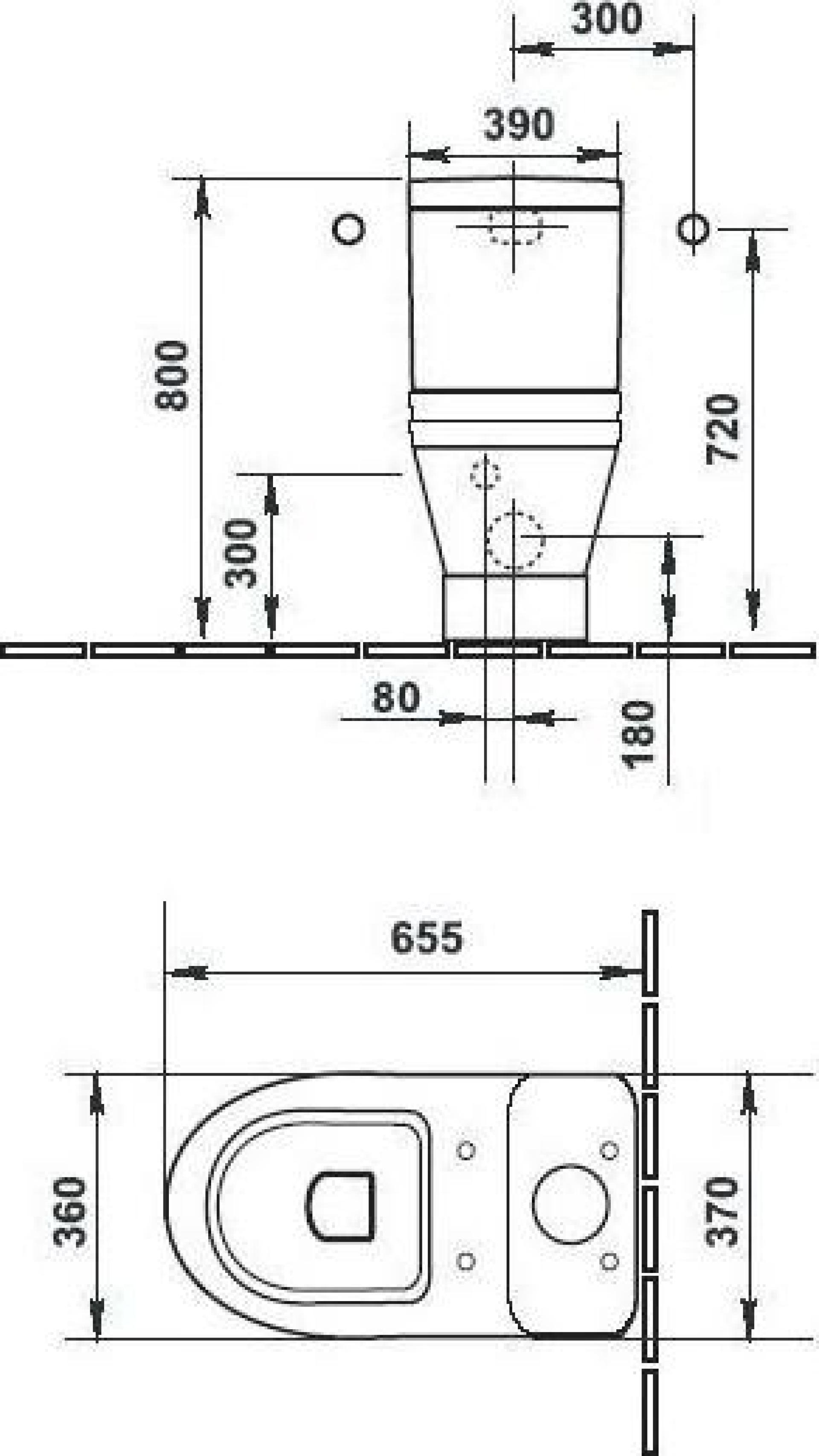 Бачок для унитаза Duravit Starck 3 0920100005 - duravit shop