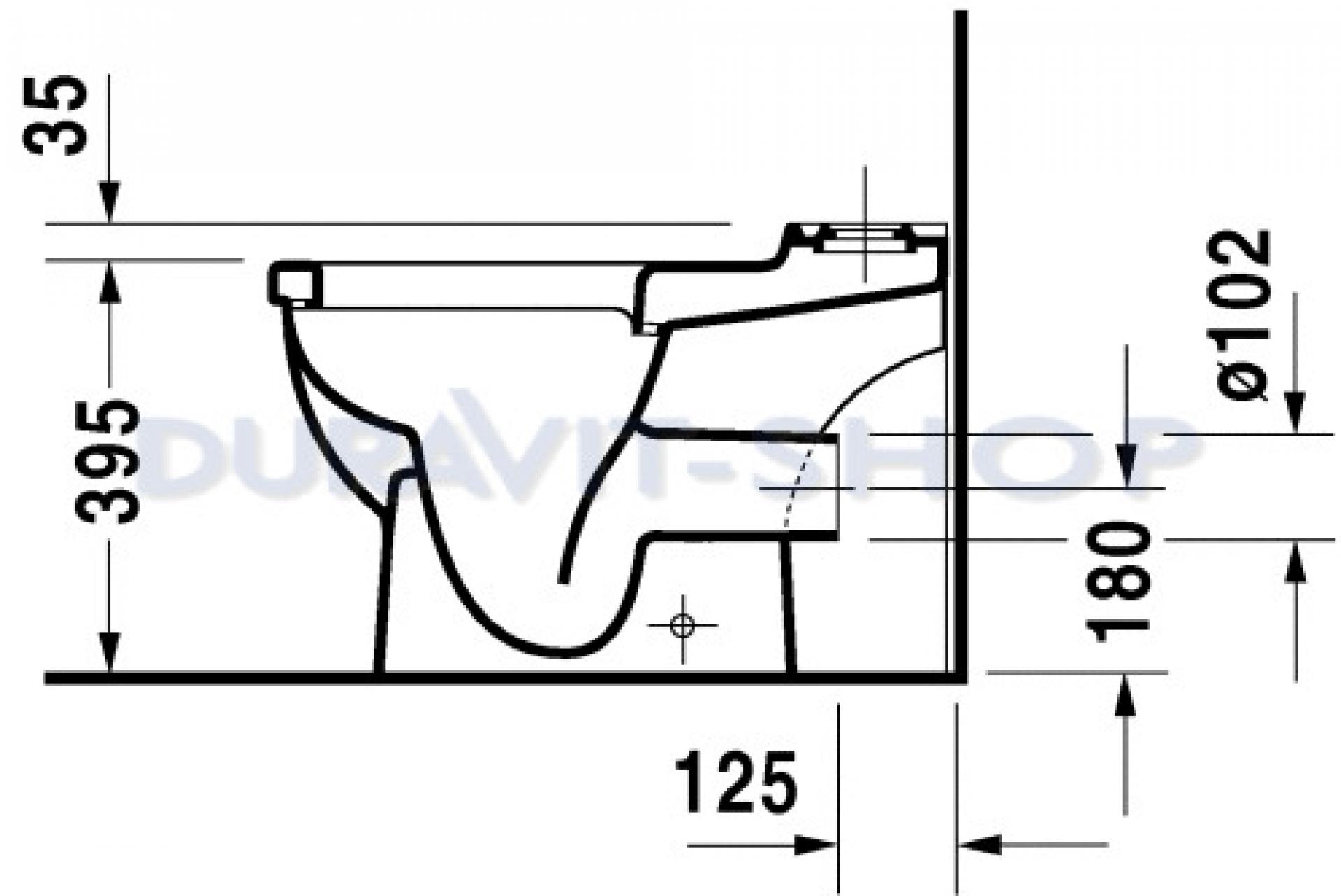 Унитаз напольный Duravit Starck-3 0126090000 с бачком 0920100005 - duravit shop