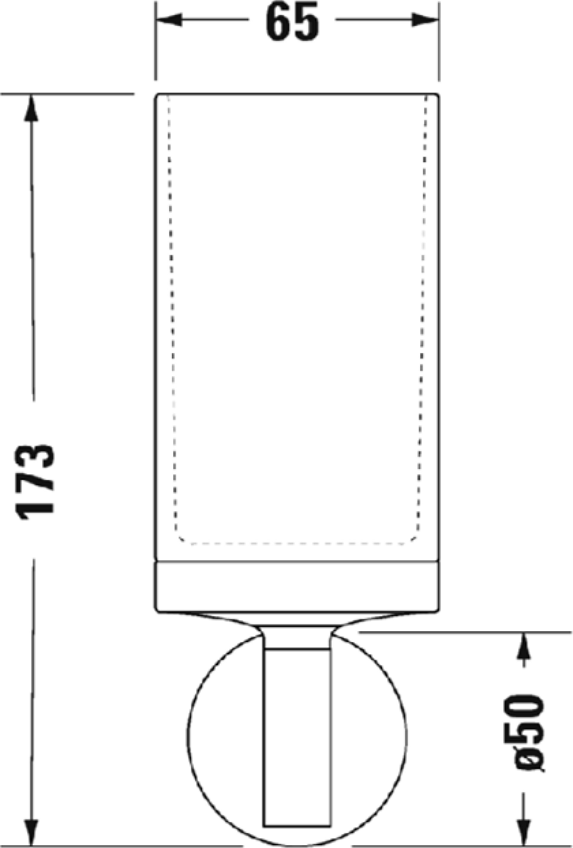 Держатель для стакана Duravit Starck 0099314600, чёрный матовый - duravit shop