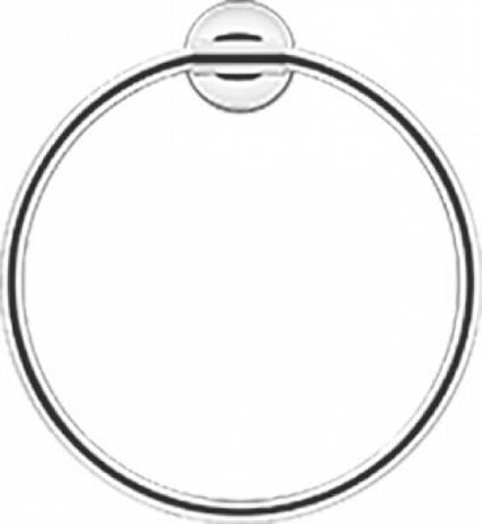 Полотенцедержатель Duravit Starck T 0099471000 кольцо, хром - duravit shop