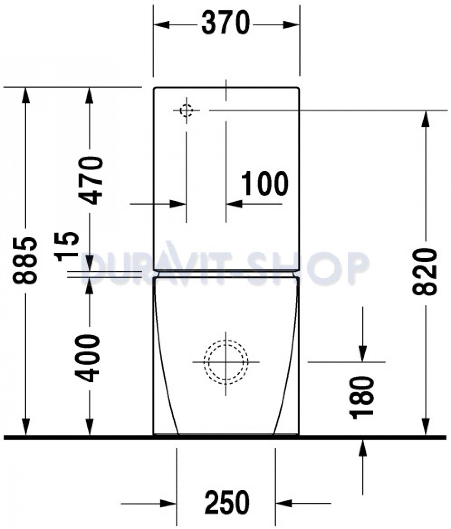 Унитаз напольный Duravit Starck-2 2129090000 с бачком 0933000005 - duravit shop