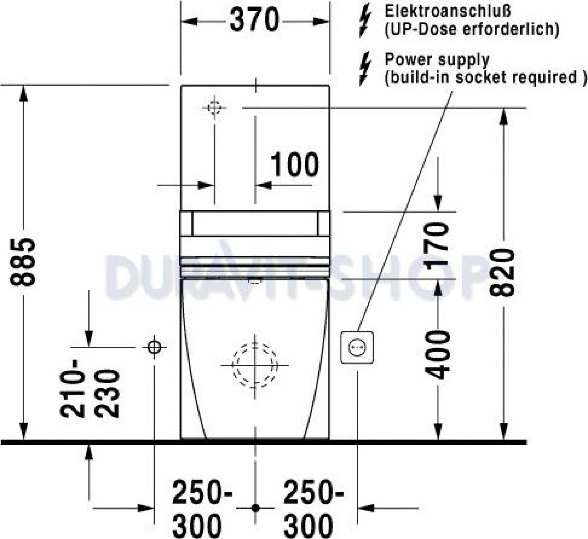 Напольный унитаз Duravit Starck-2 2129090000 с бачком 0933000005 - duravit shop
