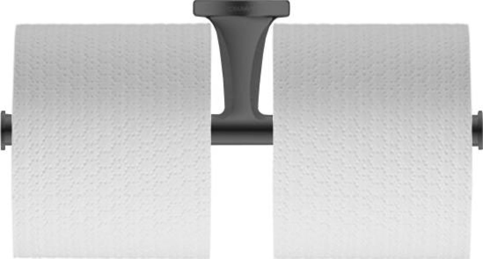 Держатель туалетной бумаги Duravit Starck T 0099384600 двойной, черный матовый - duravit shop
