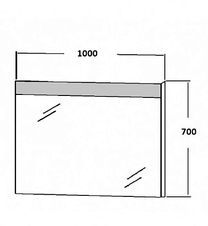 Зеркало Duravit L-Cube LM 7837 белый - duravit shop