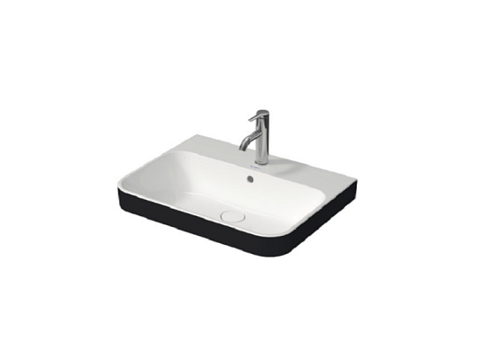 Раковина Duravit Happy D.2 Plus 2360606160, белый/антрацит матовый - duravit shop