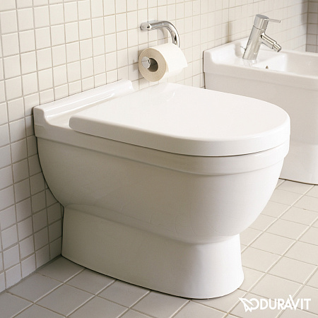 Крышка-сиденье Duravit Starck 3 0063810000 (0063810095) петли хром - duravit shop