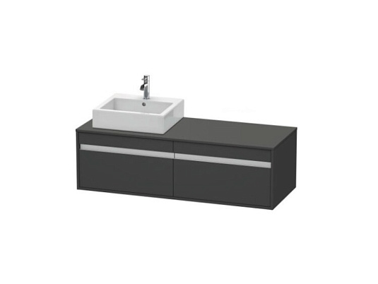 Тумба под раковину Duravit Ketho KT6697R4949, графит матовый - duravit shop