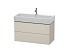 Тумба под раковину Duravit L-Cube LC627809191, серо-коричневый матовый
