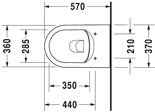 Подвесной унитаз Duravit ME by Starck 45290900A11 безободковый с сиденьем микролифт, белый - duravit shop