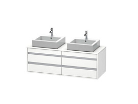 Тумба под раковину Duravit Ketho KT6657B1818, белый матовый