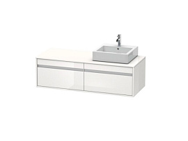 Тумба под раковину Duravit Ketho KT6697R2222, белый глянцевый