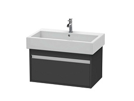 Тумба под раковину Duravit Ketho KT668704949, графит матовый