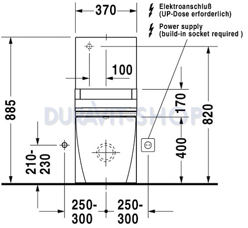 Унитаз напольный Duravit Starck-2 2129090000 с бачком 0933000005 - duravit shop