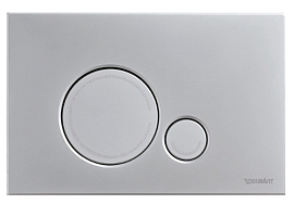 Клавиша смыва Duravit DuraSystem WD50100MC000/WF5120031010, хром матовый