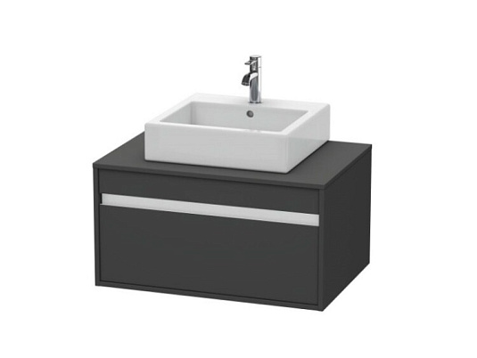 Тумба под раковину Duravit Ketho KT669404949, графит матовый - duravit shop