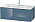 Тумба под раковину 102 см Duravit L-Cube LC614204747,синий глянец