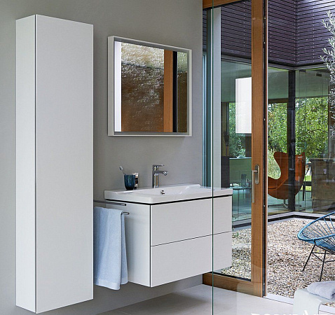 Тумба с раковиной 100 см Duravit L-Cube LC6928O2222, белый глянцевый - duravit shop