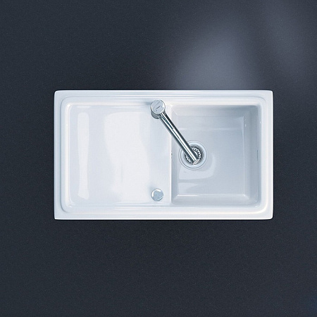 Кухонная мойка Duravit Cassia 86 7513860000, белый - duravit shop