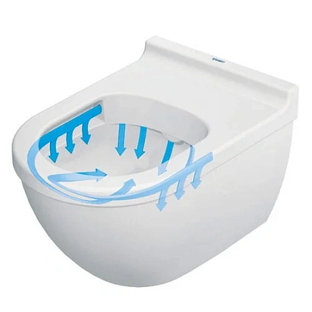 Подвесной унитаз Duravit Starck 3 Rimless 2527090000, с крышкой-сиденьем SoftClose 0063890000 - duravit shop