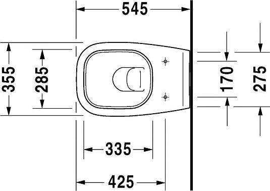 Унитаз подвесной Duravit D-Code 25350900002 - duravit shop