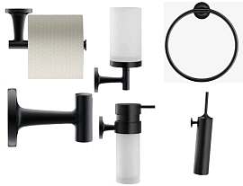 Набор аксессуаров Duravit Starck T Duravit Starck T Set, черный матовый