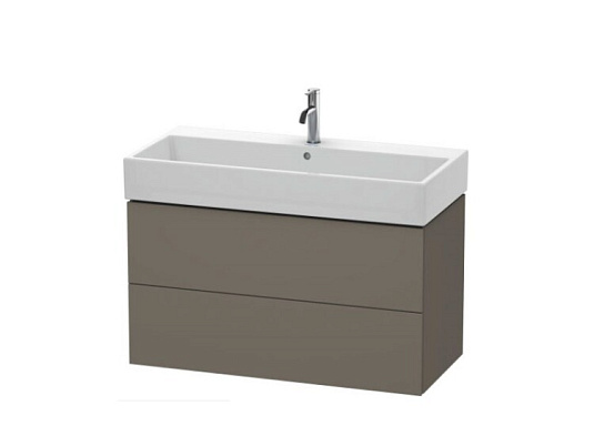 Тумба под раковину Duravit L-Cube LC627809090, фланелево-серый шелковисто-матовый - duravit shop