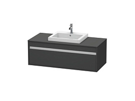 Тумба под раковину Duravit Ketho KT679604949, графит матовый