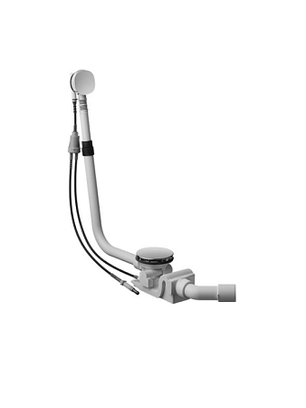 Слив-перелив Duravit 791246000001000, хром - duravit shop
